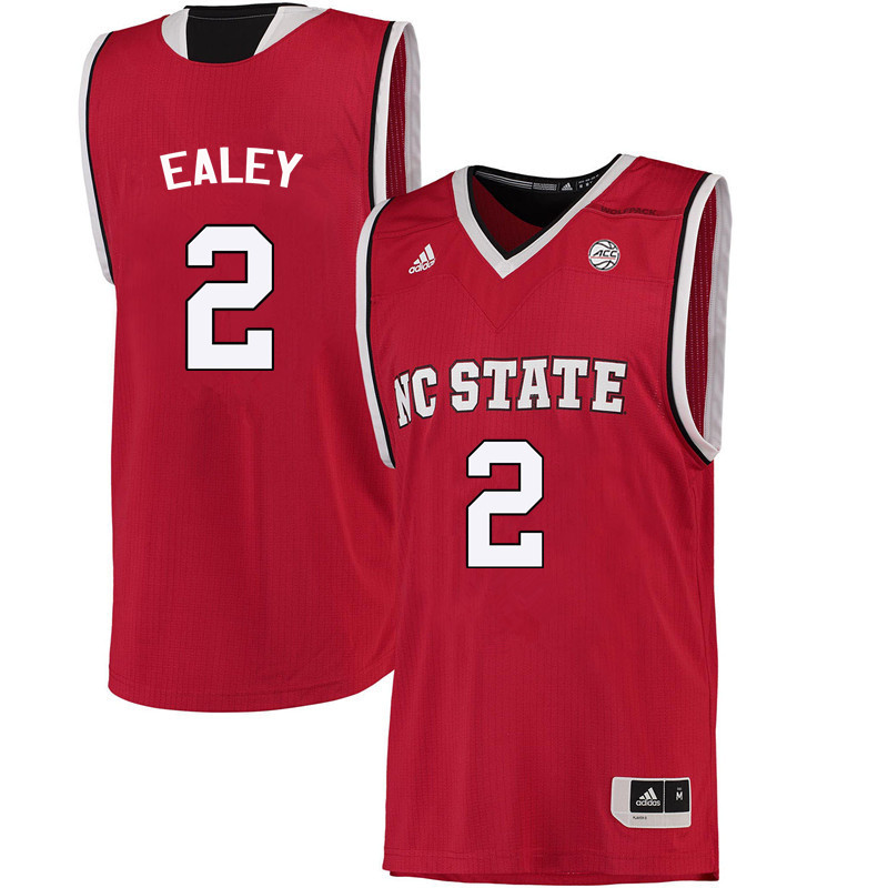 Men NC State Wolfpack #2 Kaila Ealey College Basketball Jerseys-Red